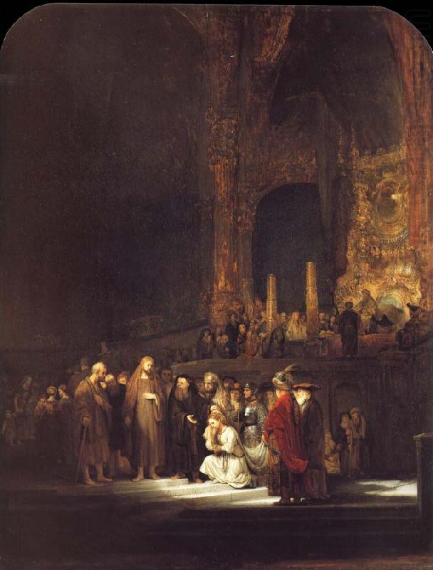 The Woman Taken in Adultery, REMBRANDT Harmenszoon van Rijn